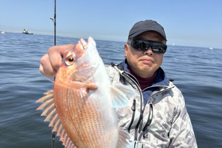 今日は一人勝ち！！鯛ラバ